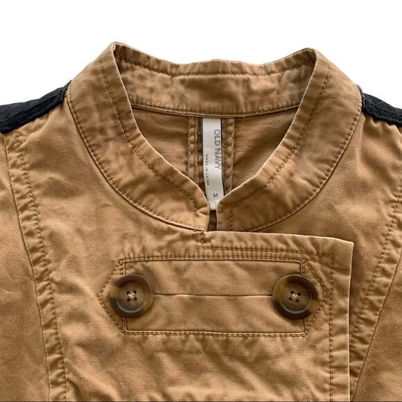 Via Penny Lane Reworked Apparel | Tupac Graphic Military Style Jacket Medium - Picture 4 of 8